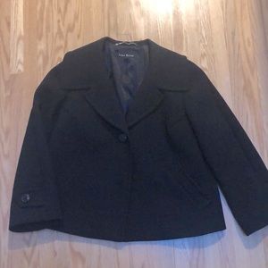 Black 100% wool Lida Baday short jacket in mint condition